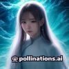 软萌兔兔酱内容创作者小鹿头像，元气满满的女生对着镜头比耶，户外自然光背景