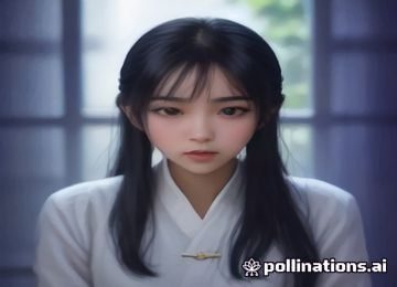 软萌兔兔酱原创治愈系插画展示，兔兔坐在花丛中读书，暖橙色调画面温馨可爱