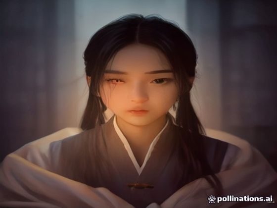 软萌兔兔酱品牌创始人小棉在温馨工作室内手绘兔兔形象，暖光氛围治愈感十足，桌上摆满萌系周边道具